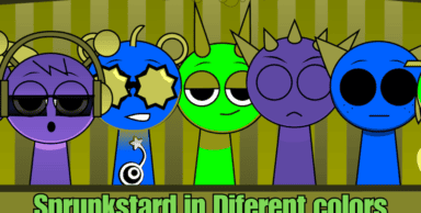 Sprunkstard in Different Colors