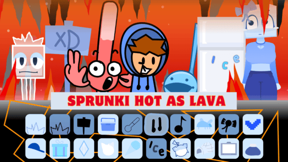 Sprunki Hot As Lava