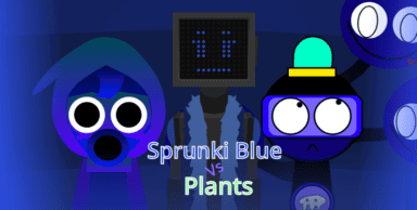 Plants vs Sprunki Blue