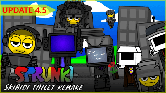 Sprunki Skibidi Toilet Remake 4.5