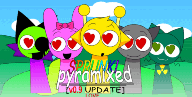 Sprunki Pyramix 0.9 Love Edition