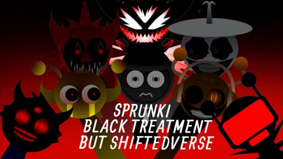 Sprunki Black Treatment But Shiftedverse